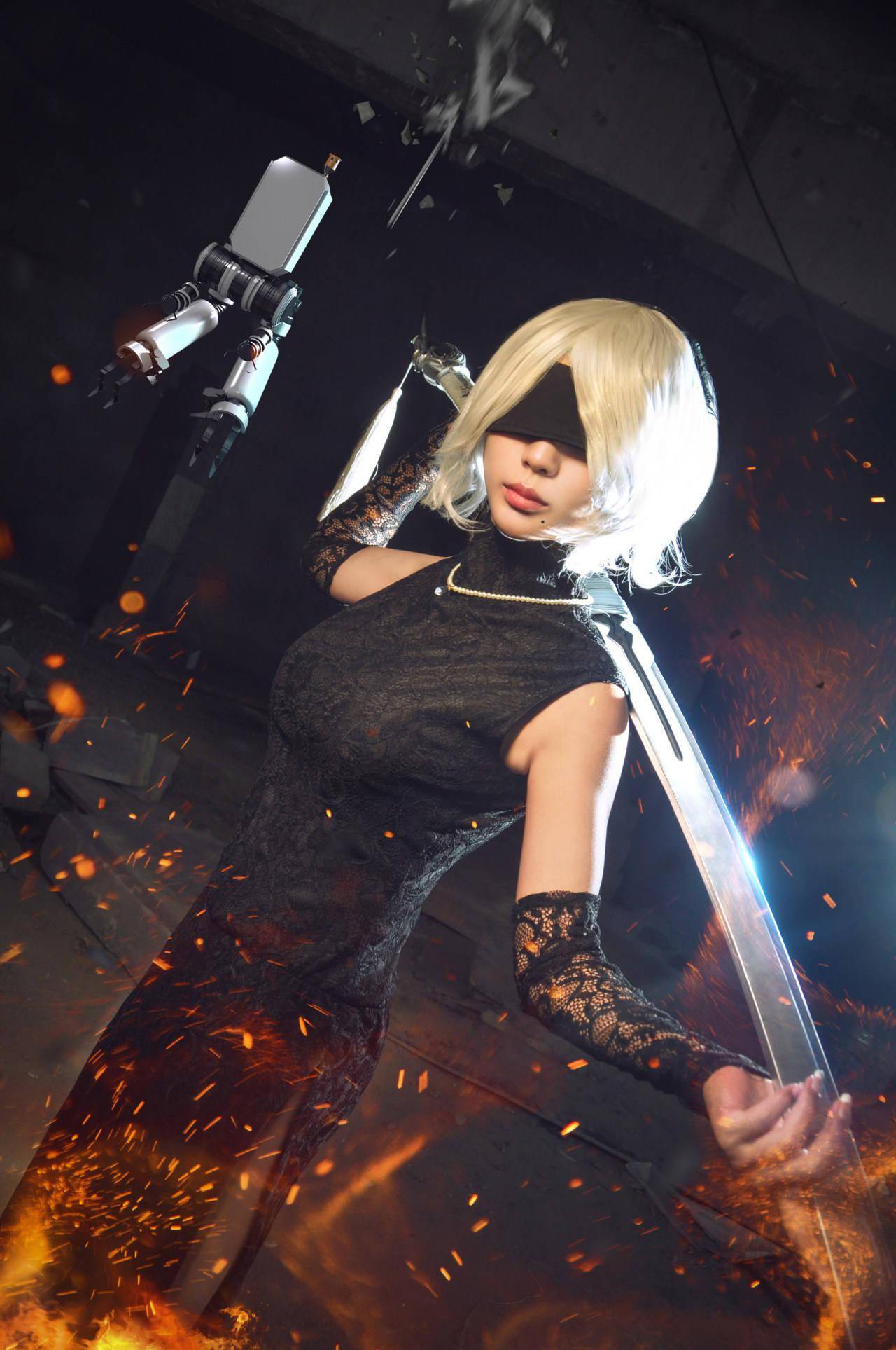 尼尔机械纪元同人旗袍cosplay