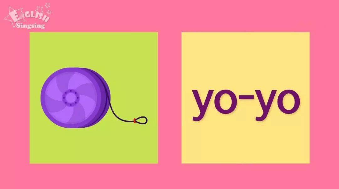 yo-yo溜溜球【重点单词】