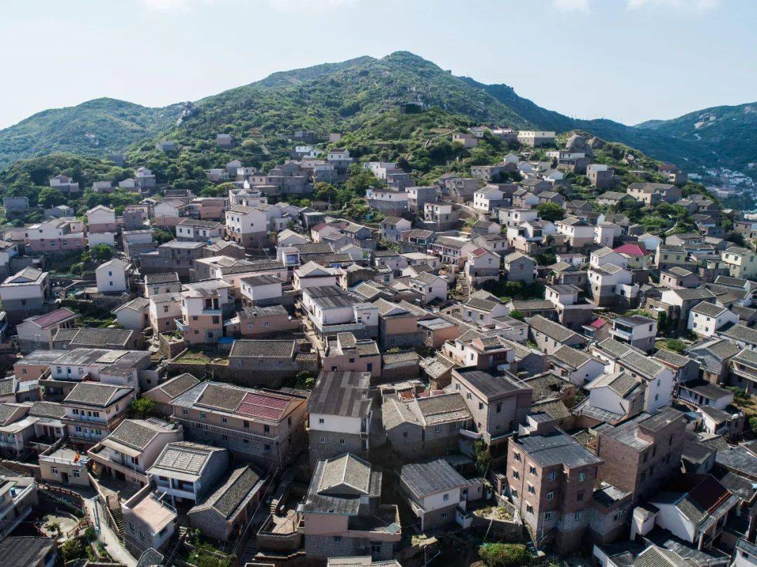 空中看嵊泗黄龙乡立足渔业稳乡打造东海石村