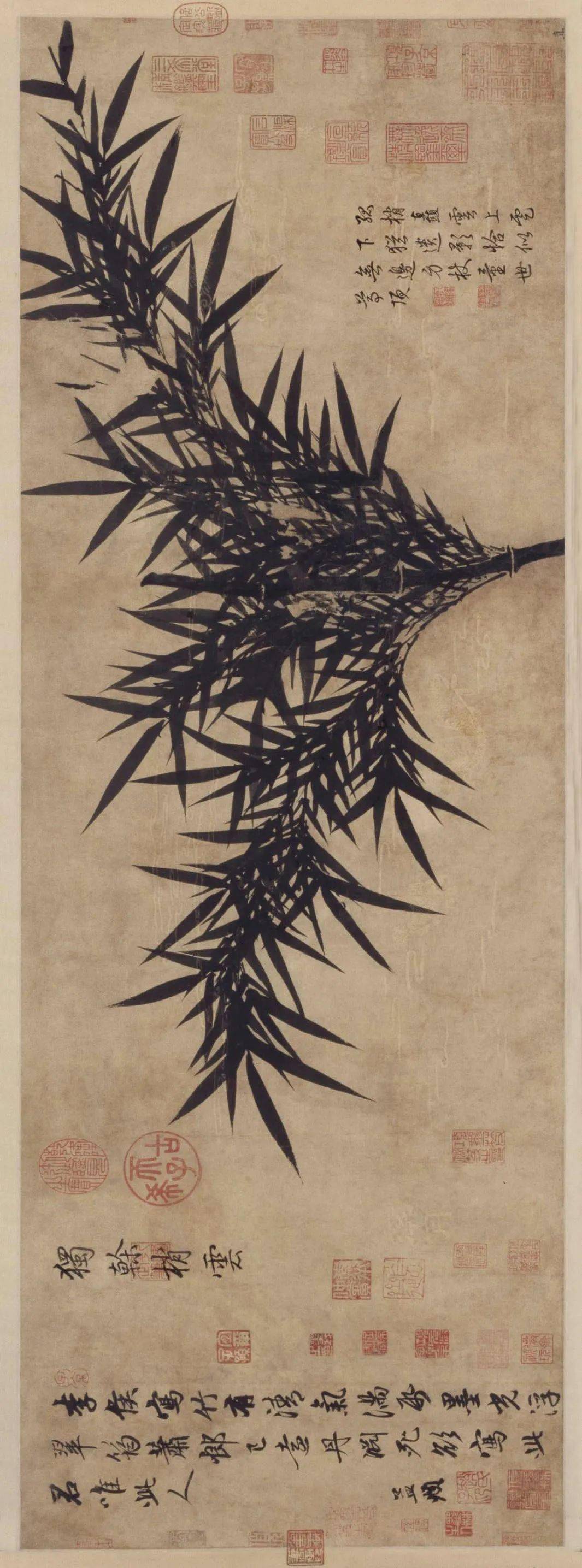 戏为双松图歌卷元钱选 八花图卷宋赵孟坚 墨兰图卷赵孟頫跋宋赵伯髕