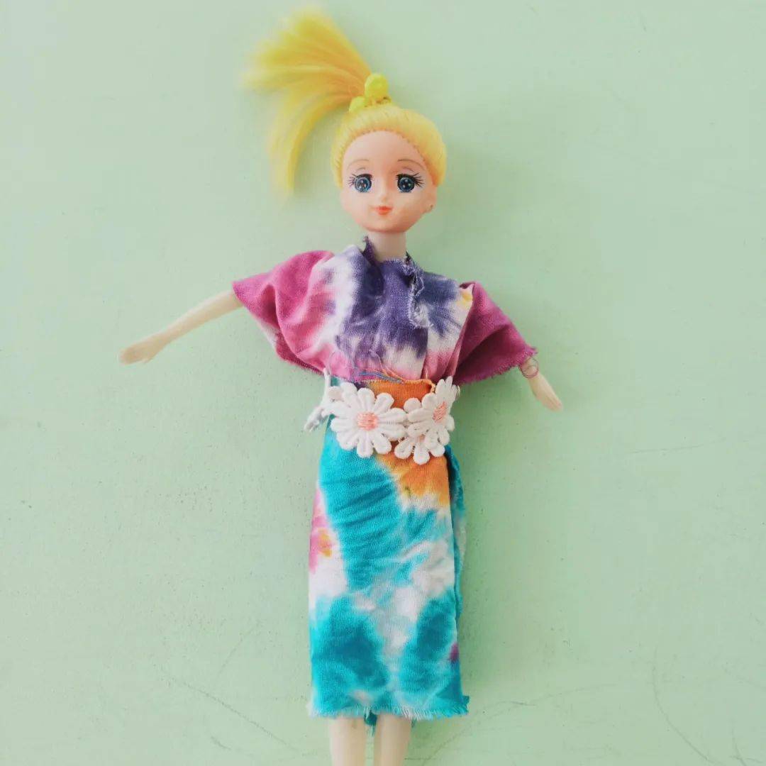 扎一束时光染一抹情怀丨济南市天桥区行知幼儿园扎染小记