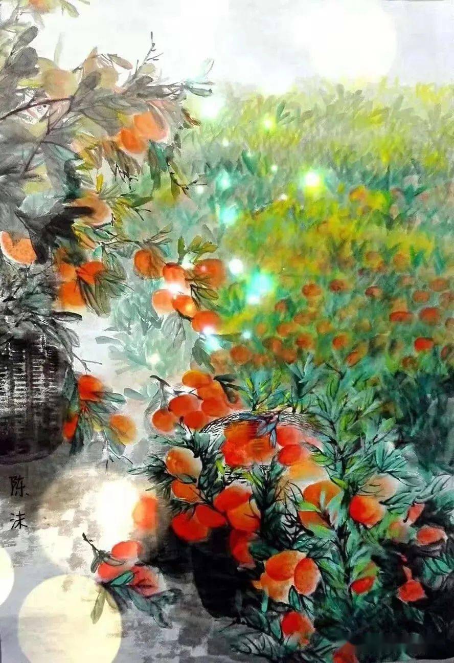 陈沫|极具浪漫主义色彩的水墨·彩墨艺术_作品