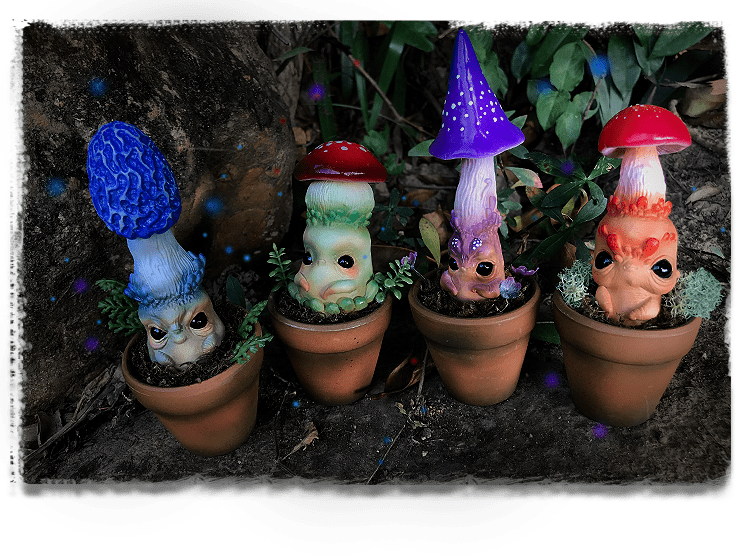 创意这是成了精的蘑菇吧