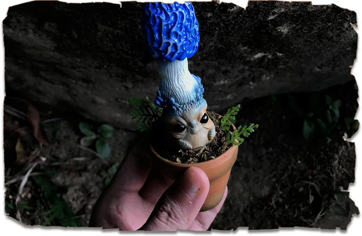 创意这是成了精的蘑菇吧