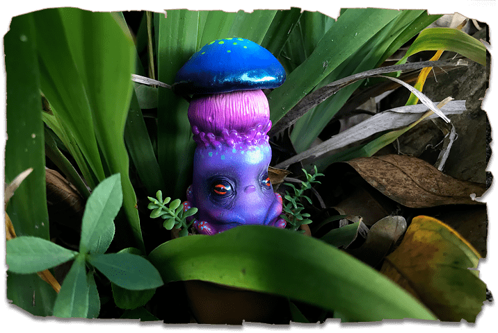 创意这是成了精的蘑菇吧