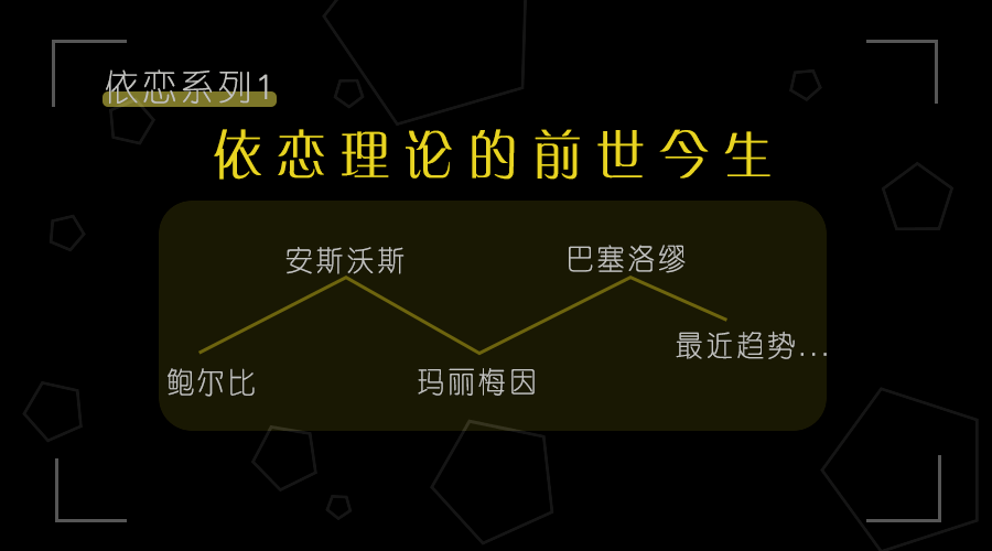 依恋理论的前世今生