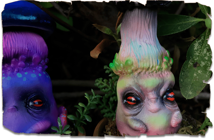 创意这是成了精的蘑菇吧