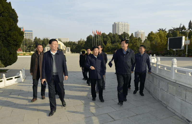 河北省退役军人事务厅一级巡视员程晓辉一行到晋冀鲁豫烈士陵园调研