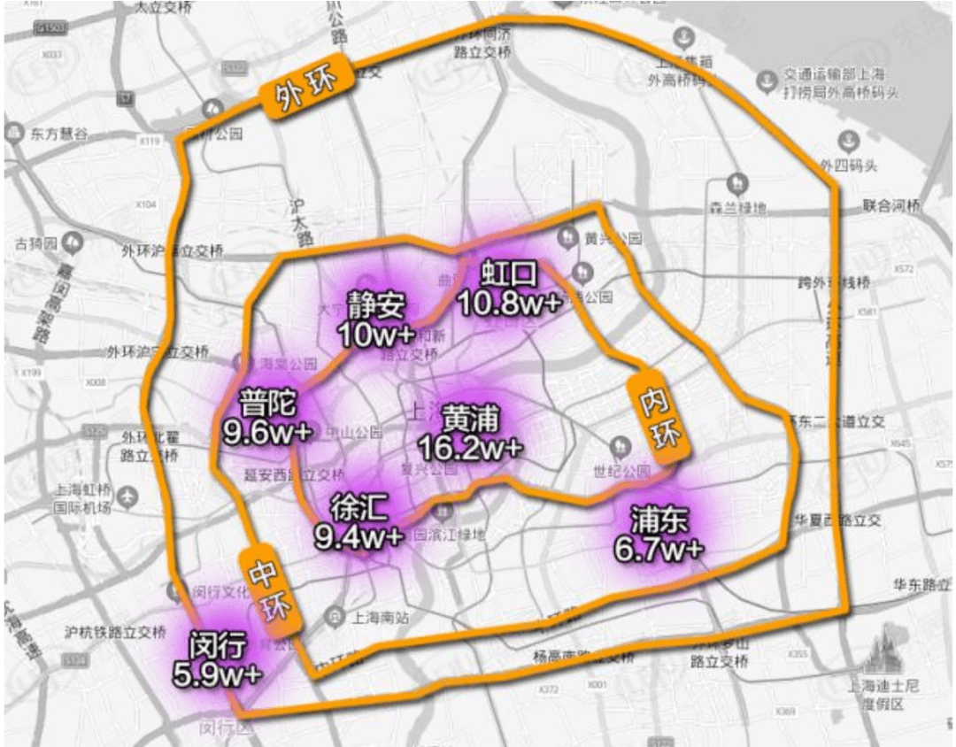 上海内环 外环图片