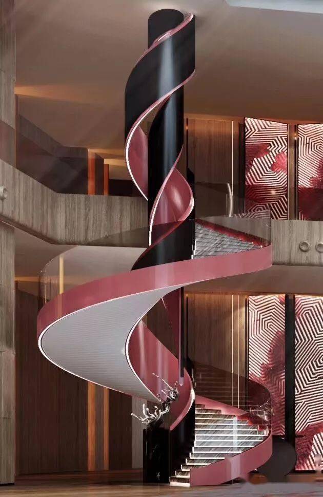 上海楼梯展时尚多变钢梯现代简约的建筑之美