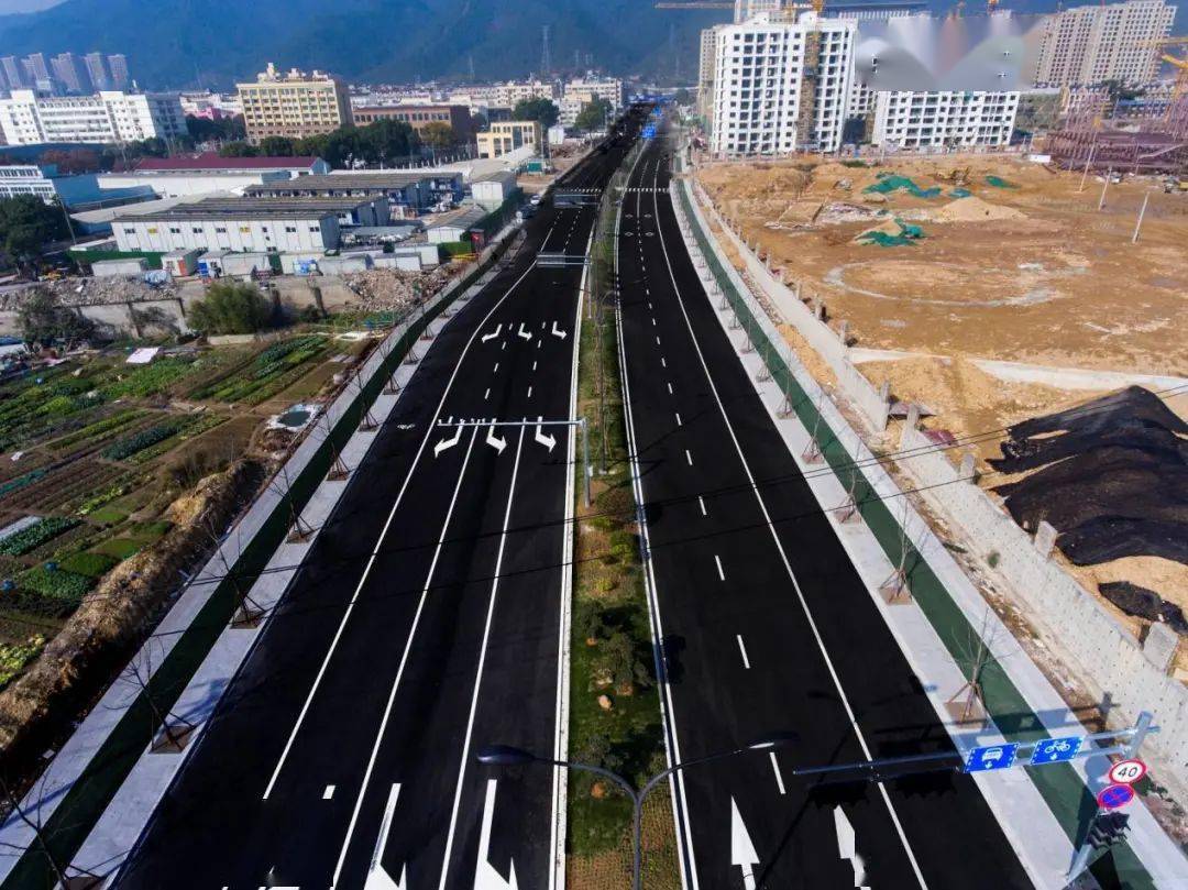 丽水市区这段路明天起开通