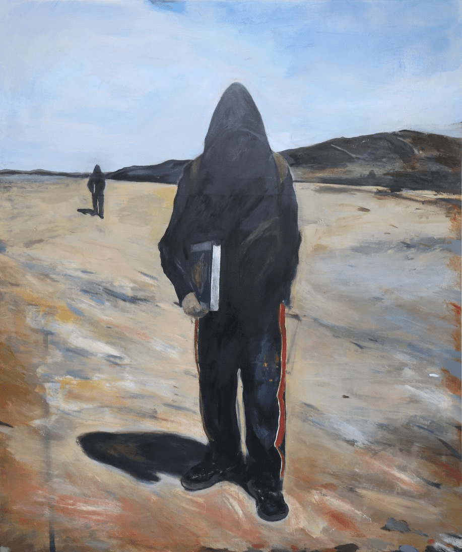 220cm × 180 cm 布面油画 2017刘晓东《study for a self -portrait