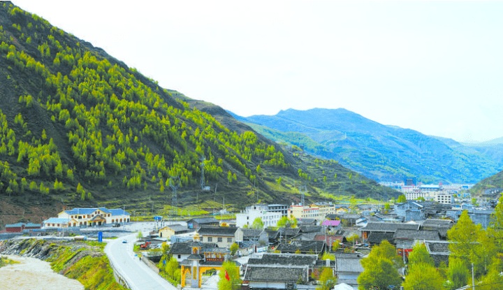 村民富村庄美村风好松潘县十里乡火烧屯村采访见闻