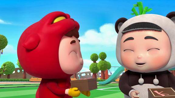 百变校巴抱抱龙骗了大家大家很生气大家不想和抱抱龙玩了