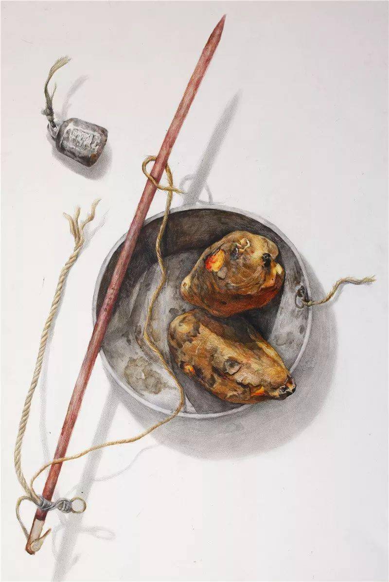 鲁美附中素描优秀作品精选细腻如显微镜般的细节追求