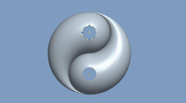 proe如何创建三维太极