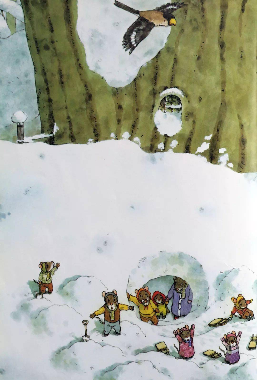 睡前小故事14只老鼠过冬天