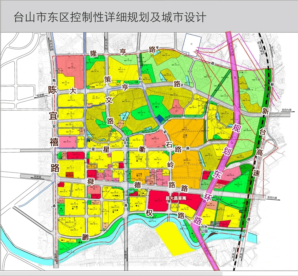 台山新东区的规划图图片