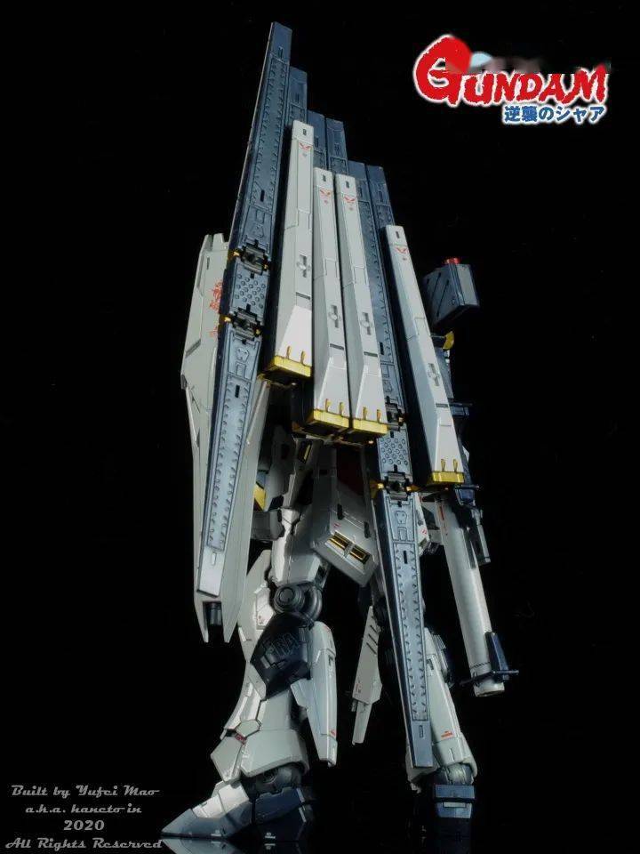 小t高达秀rg1144rx93ν高达限量版浮游炮特效