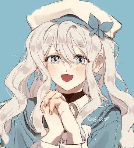 插画头像丨少女心爆棚的日韩系漫画少女小插画素材