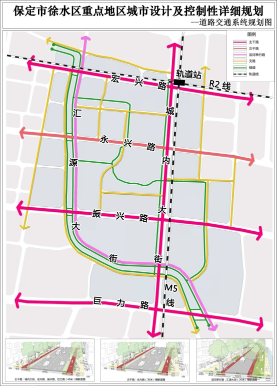 5公顷!徐水区重点地区城市设计及控规公示,含高端服务区