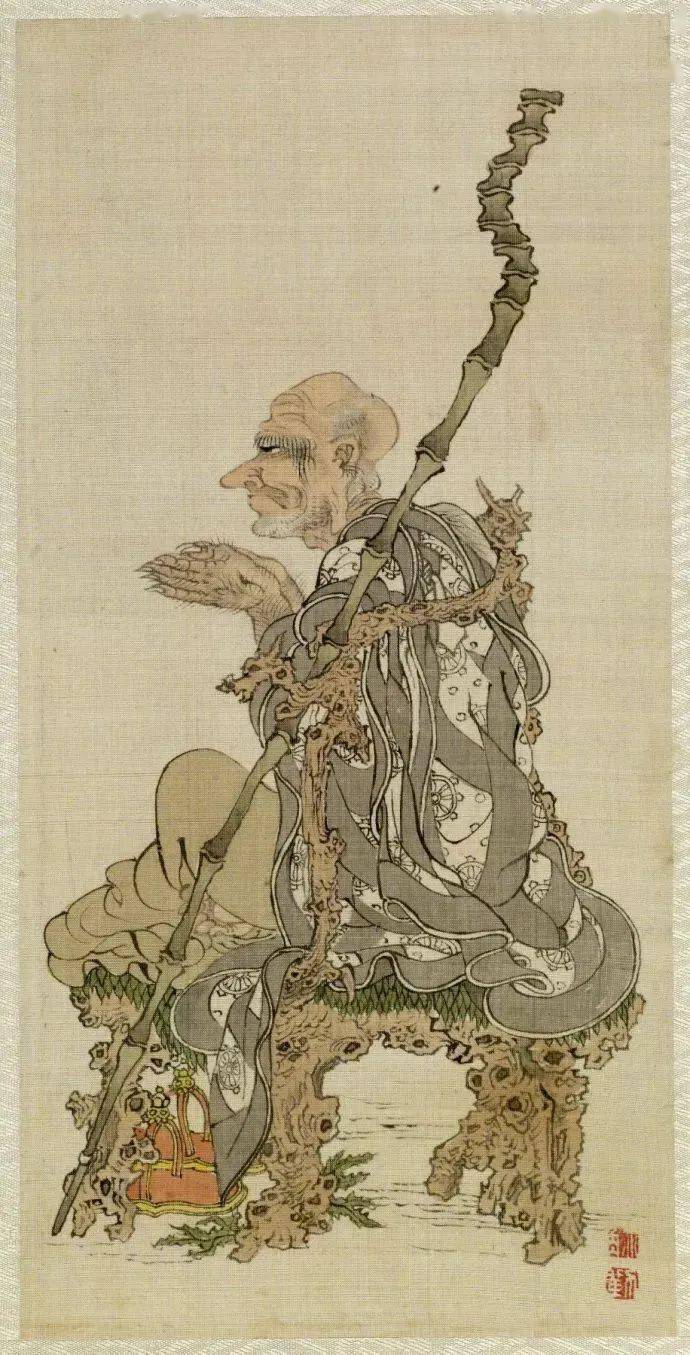 日本江户时代罗汉画像