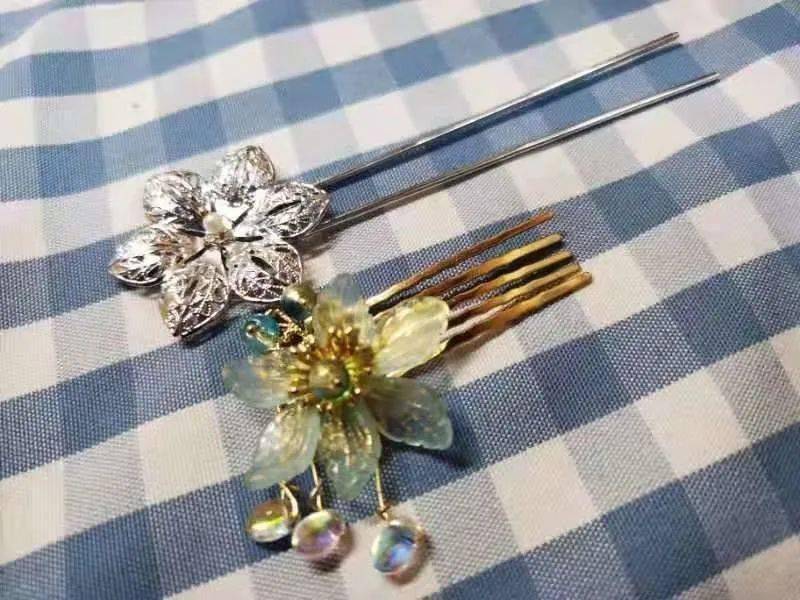 蛾儿雪柳黄金缕照影汉服社发簪制作活动