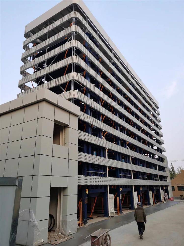 解决停车难 保定智能立体停车楼月底投用!_停车位