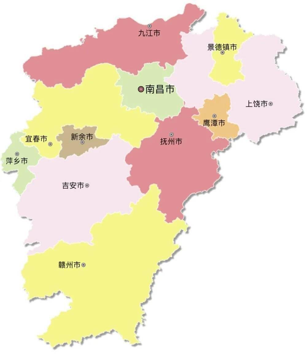 赣州地区地图全图图片