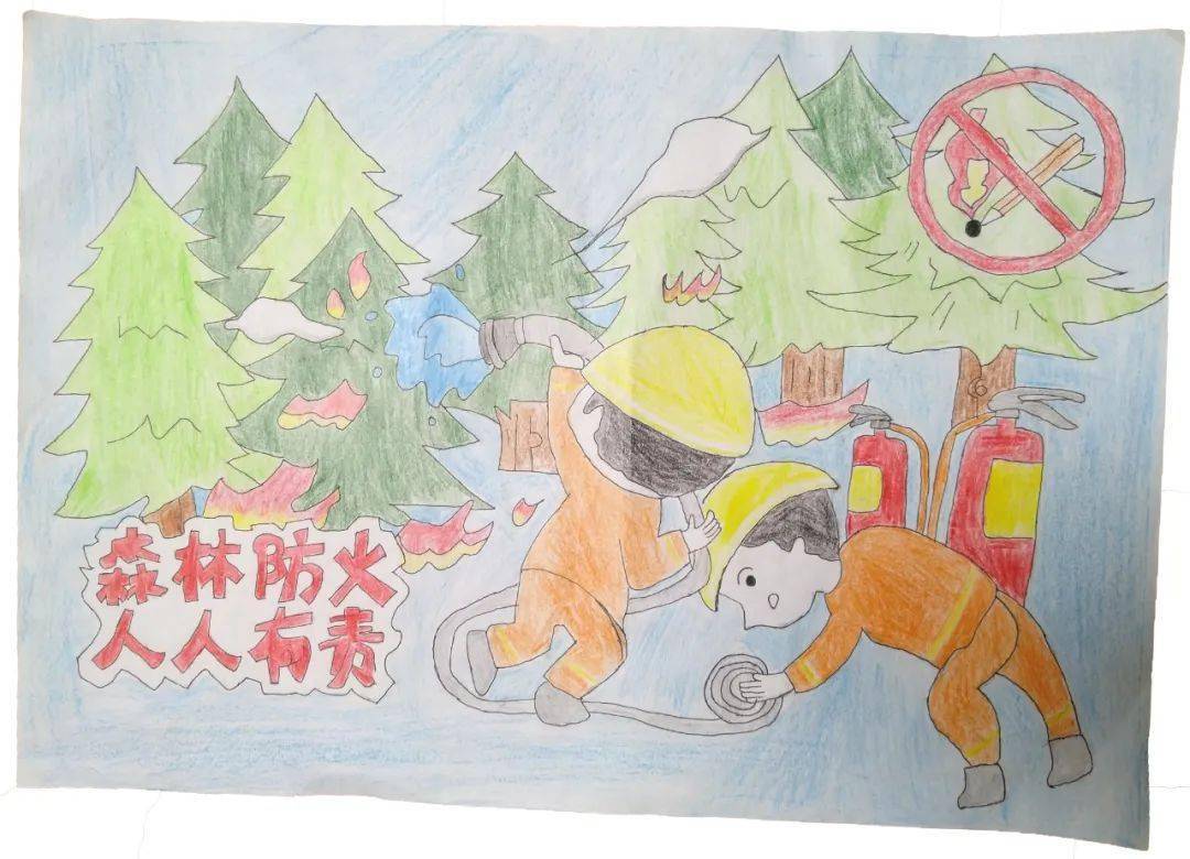 【119宣传月】第五届衡水市儿童消防作文绘画作品展播第二期