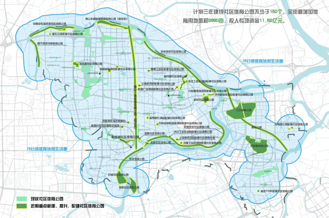今年8月,《桂城街道社区体育公园建设三年发展规划实施方案(2020