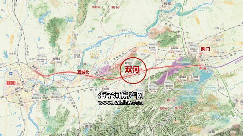 宜城高铁站地址规划图图片