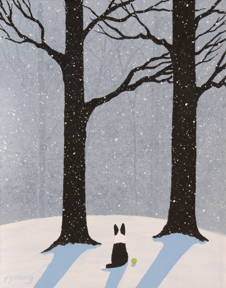 插画素材十一波雪景插画图来袭