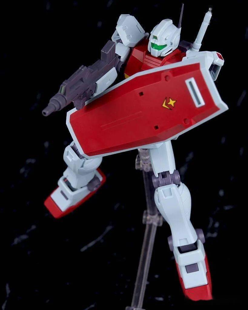 日站万代11月魂限rgm79c吉姆改宇宙型实物测评