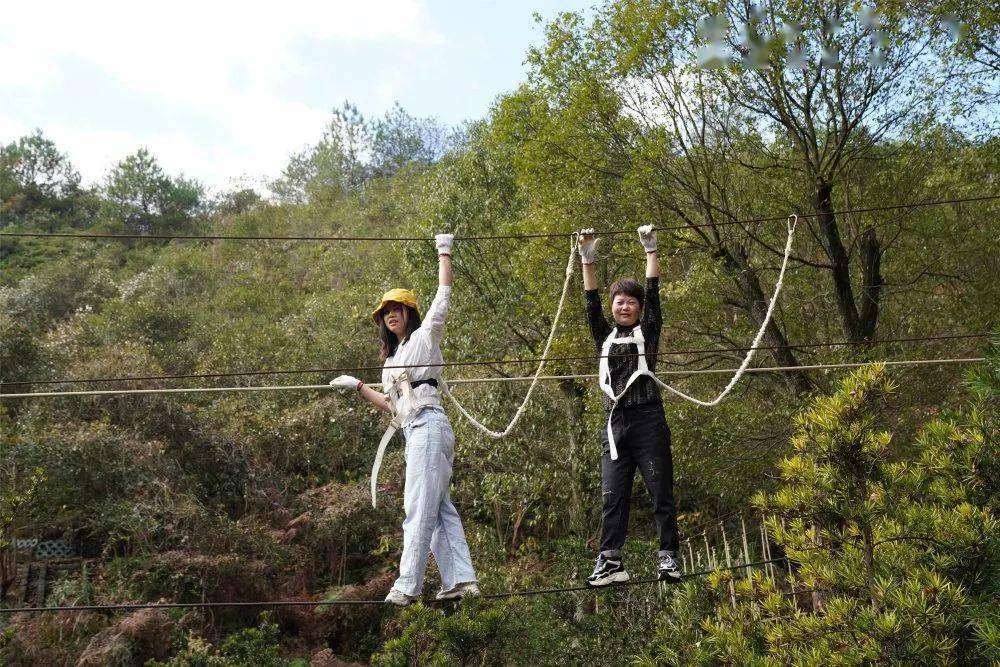 穿梭在森林中的探险■山中天谷景区位于黄山市歙县雄村,是国家3a级