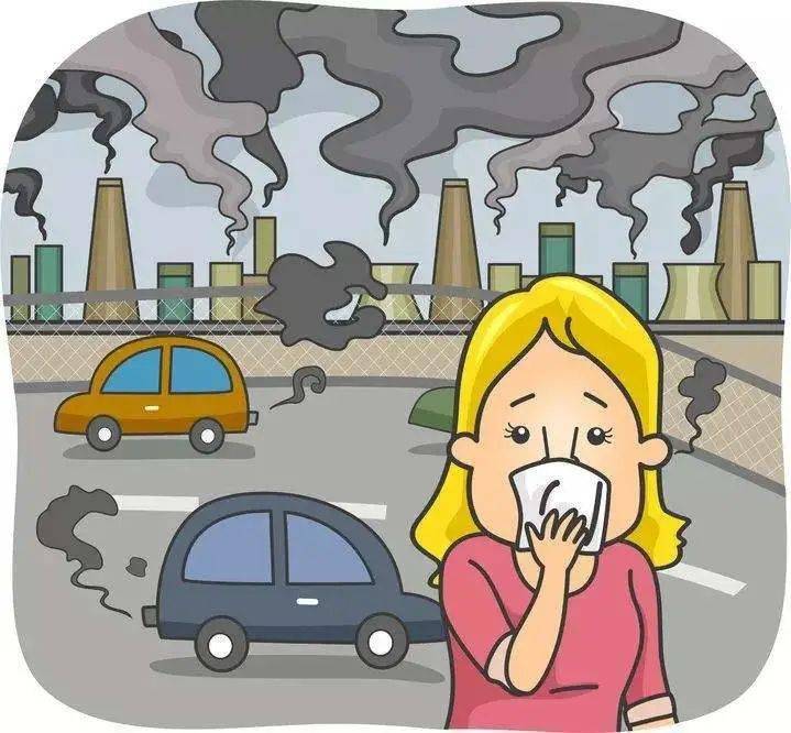 汽车尾气污染海报图片