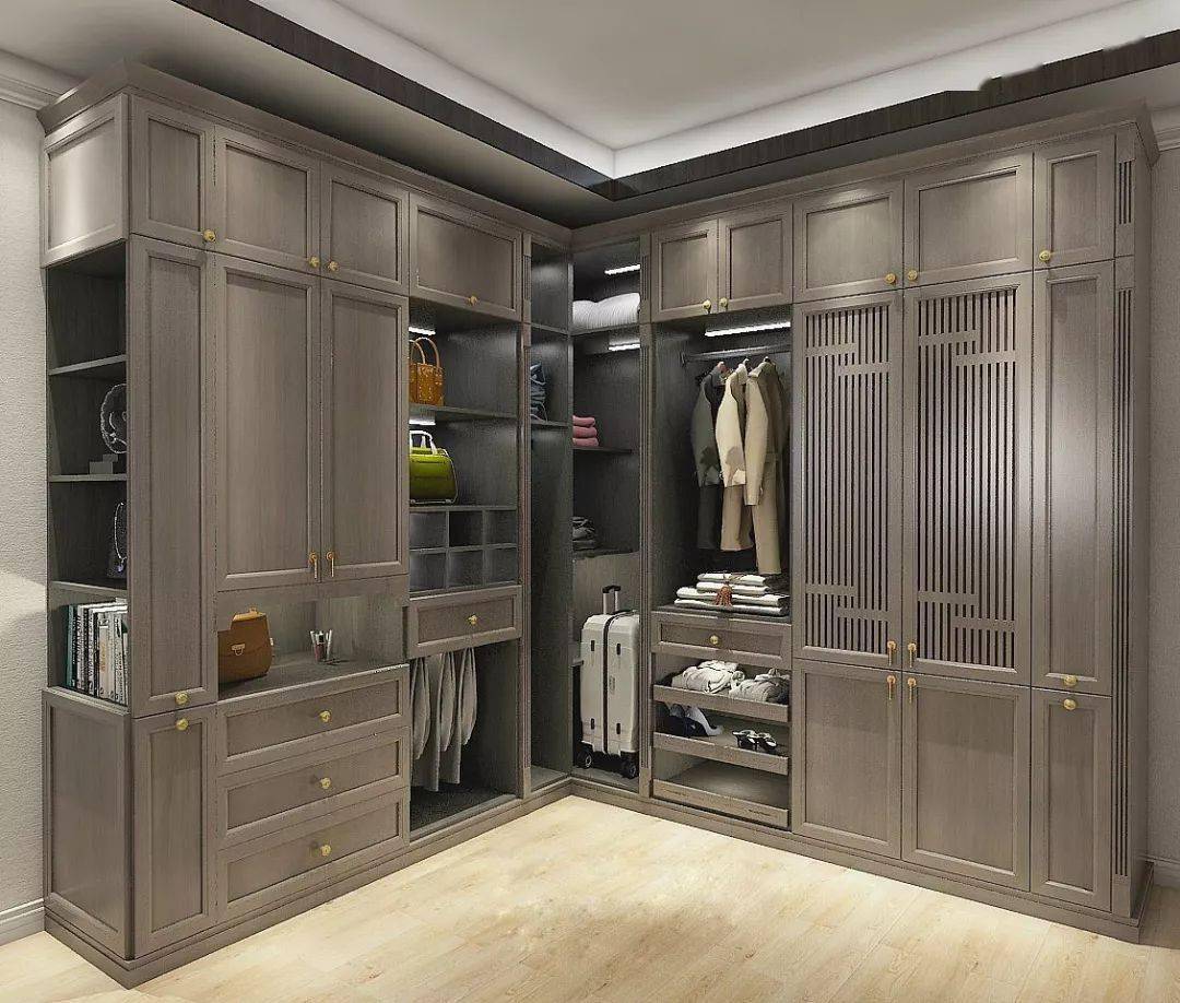 选择  l型衣帽间,让你生活空间方便又舒适.