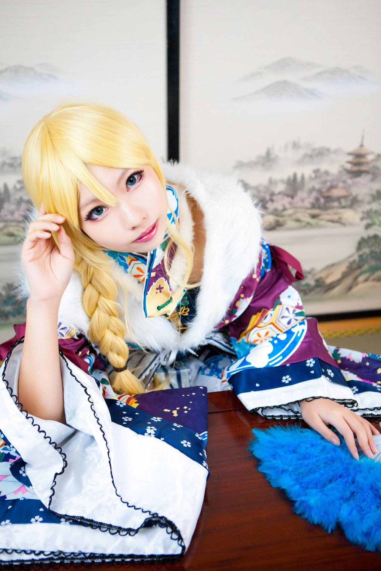 lovelive绚濑绘里正月和服觉醒cosplay