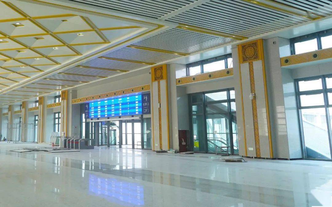 整体亮相如皋南站实拍图来啦正式进入开通倒计时