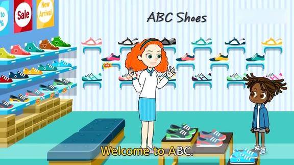 英语早教启蒙鞋店买鞋