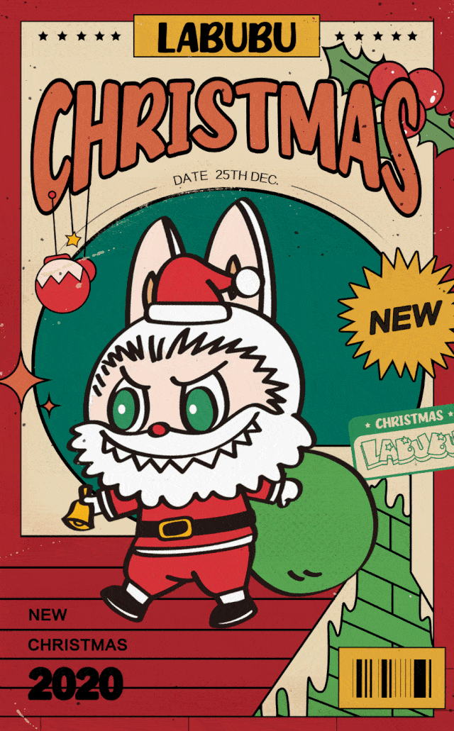 新品| 温暖入冬,与labubu一起过圣诞!