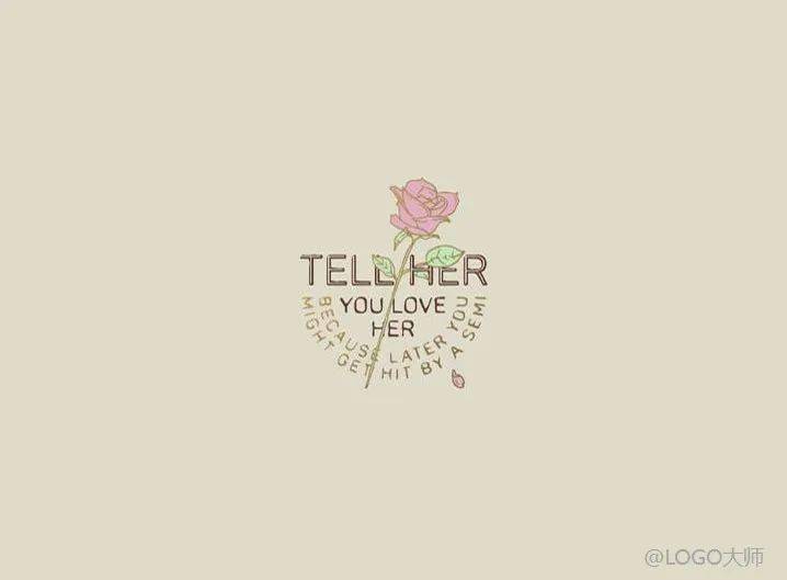 玫瑰logo壁纸-千图网