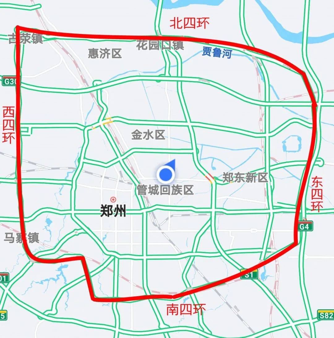 元氏县城限号区域地图图片