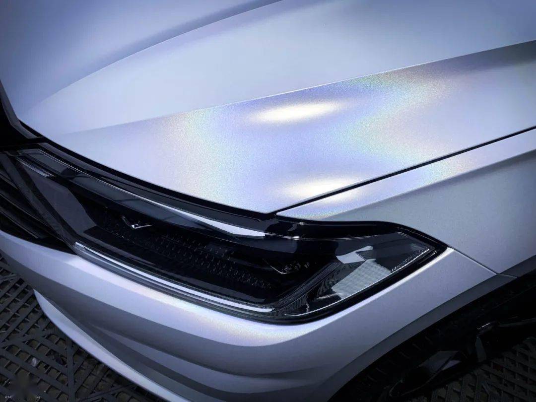 大众速腾哑面镭射白案例欣赏