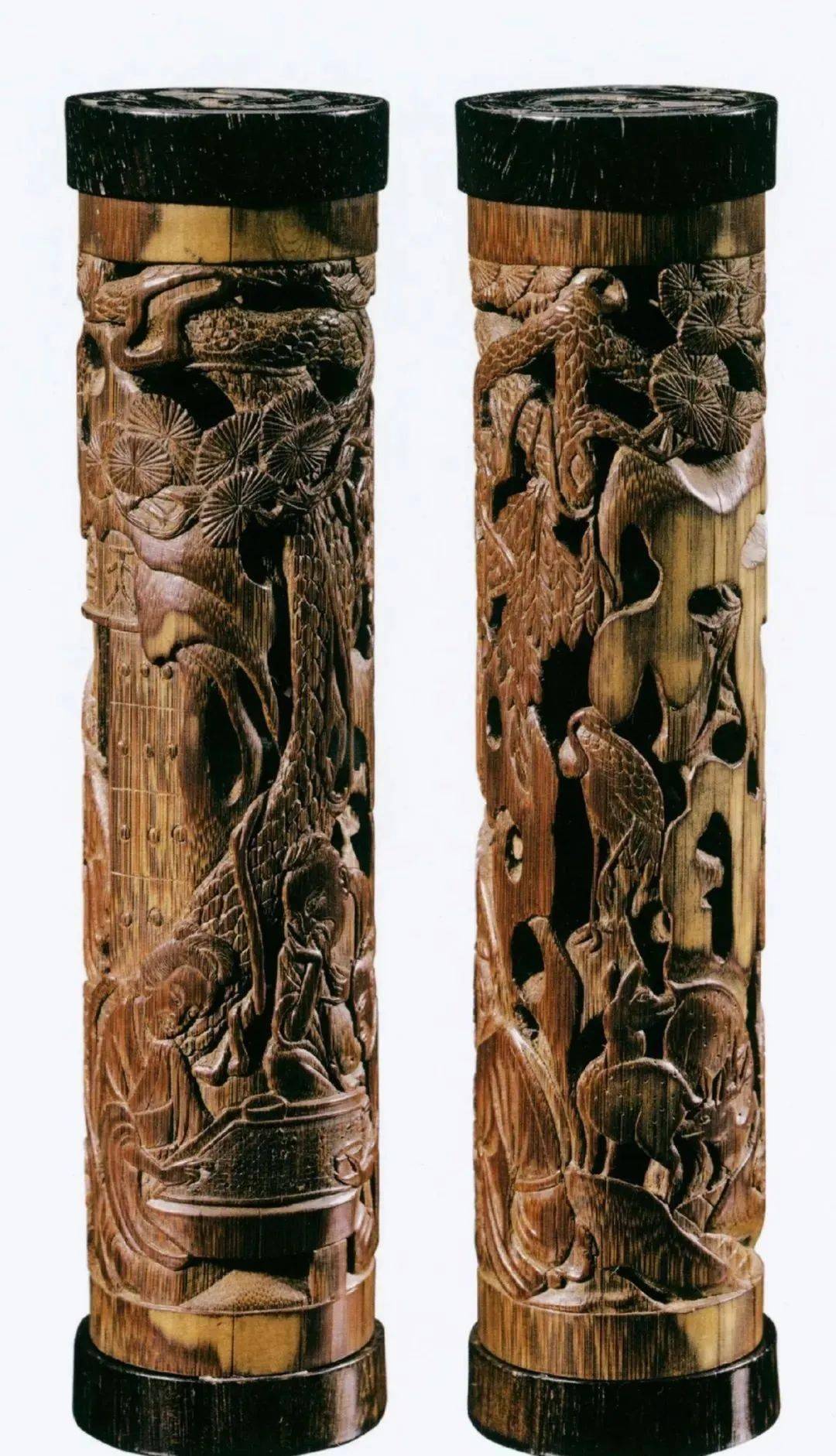 当时盛产竹子的江南嘉定和金陵也自然成为了竹刻的两大中心.