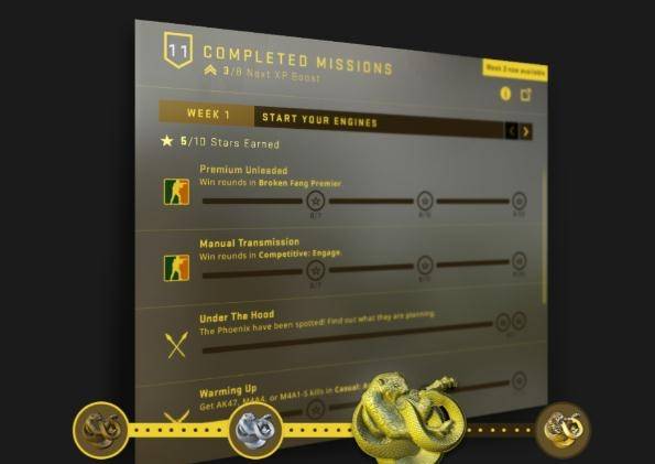 《csgo》狂牙大行动通行证怎么获得