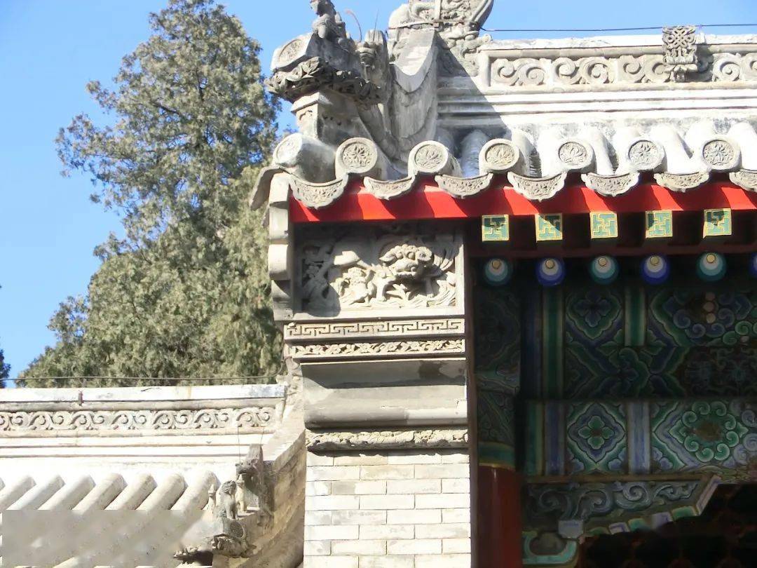 微观古建古建筑的墀头二