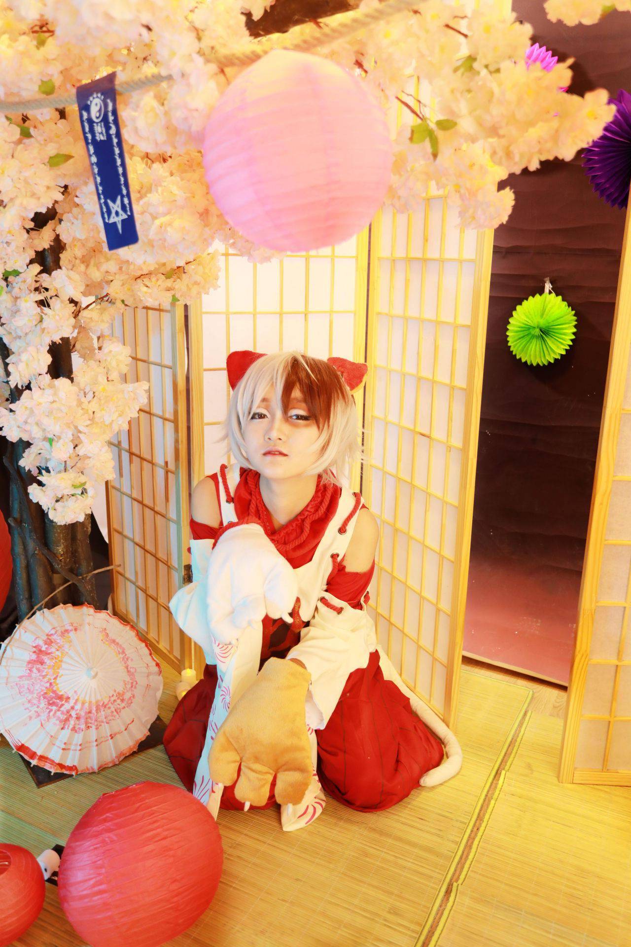 阴阳师招财猫御魂cosplay