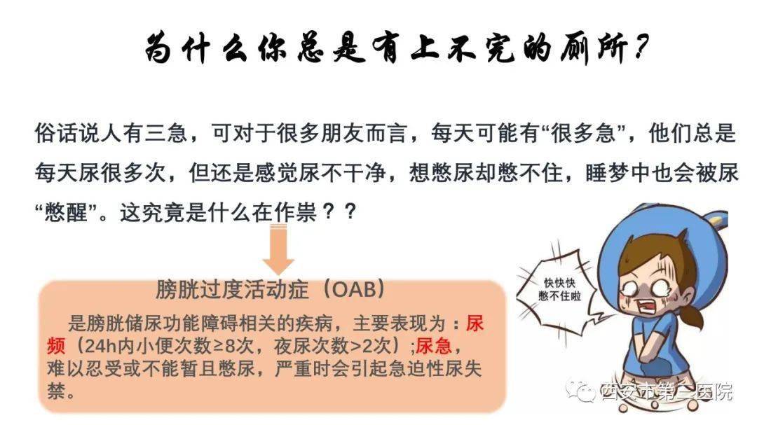 【膀胱过度活动症】为什么你总是有上不完的厕所?