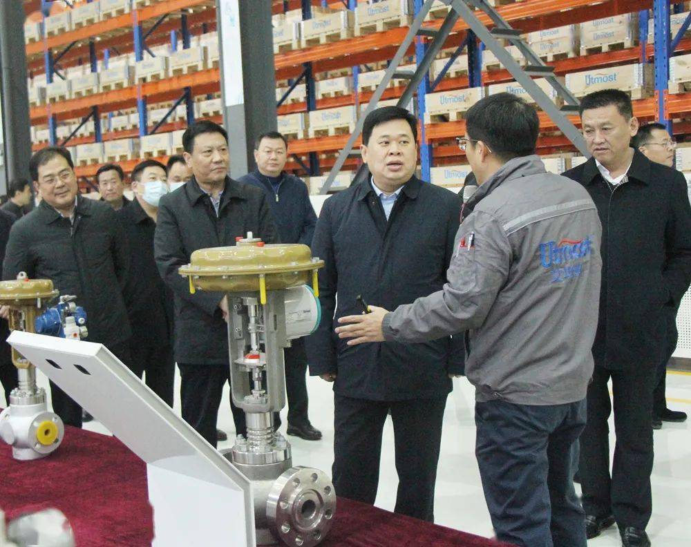 张百顺到济宁能源精密制造产业园调研